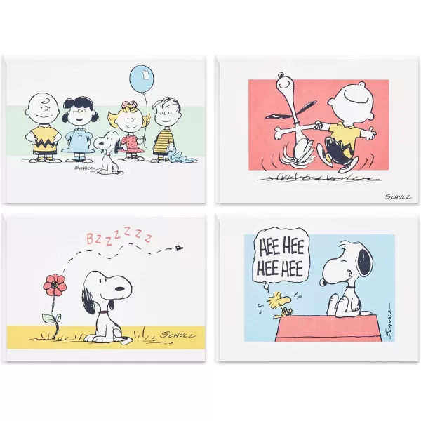 Hallmark Peanuts Blank Cards Assortment 70th Anniversary 40 Note Cards with EnvelopesGreeting Card Birthday Cards Snoopy