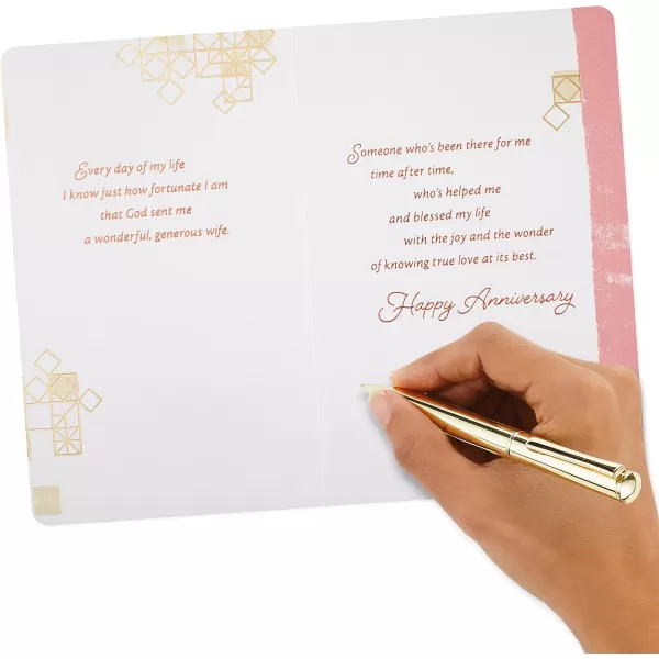 Hallmark Religious 50th Anniversary Card for Wife BlessingBlessing