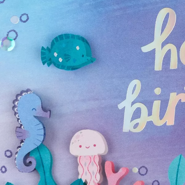 Hallmark Signature Birthday Card for Girls Mermaid