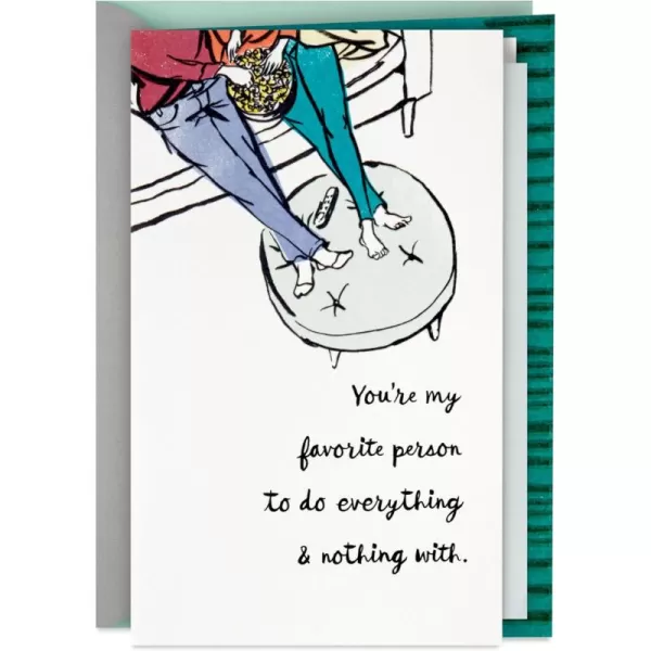 Hallmark Anniversary Card Love Card Romantic Birthday Card You ampamp MeFavorite Person