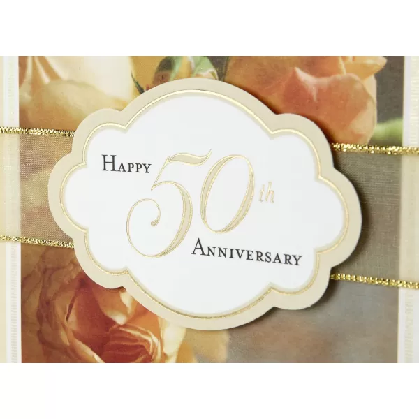 Hallmark 50th Anniversary Card RosesRoses