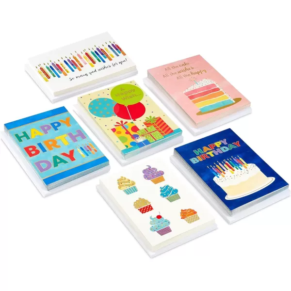 Hallmark Bulk Birthday Card Assortment 72 Cards with Envelopes for Kids Adults Coworkers Employees