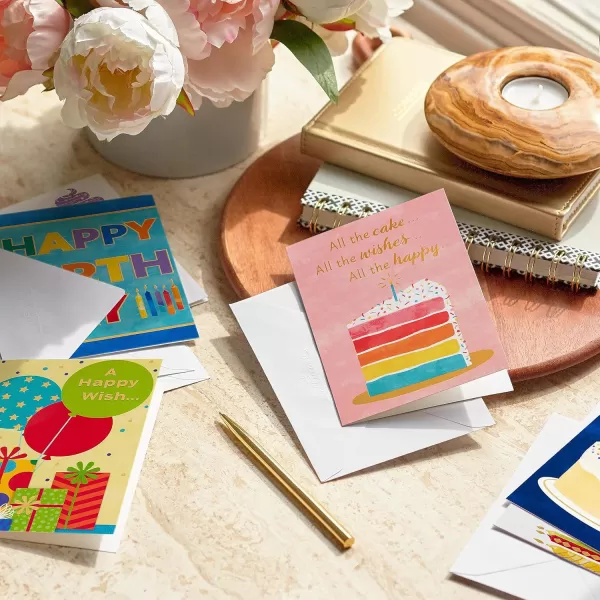 Hallmark Bulk Birthday Card Assortment 72 Cards with Envelopes for Kids Adults Coworkers Employees