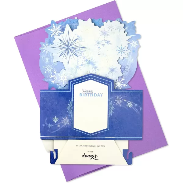 Hallmark Paper Wonder Frozen Pop Up Birthday Card Born to Shine