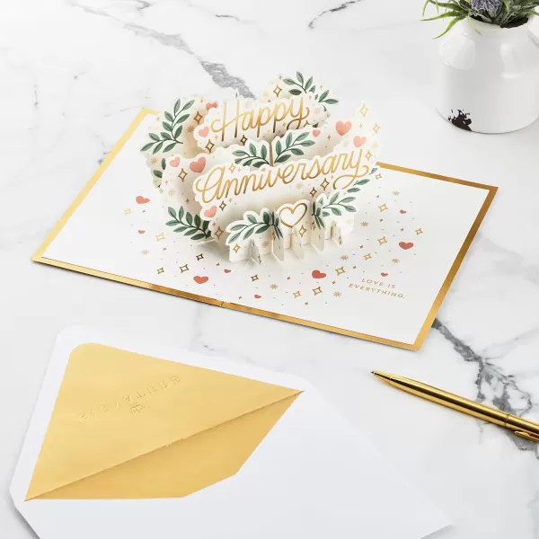 Hallmark Paper Wonder Pop Up Anniversary Card for Wife or Girlfriend Displayable BouquetLove Is Everything