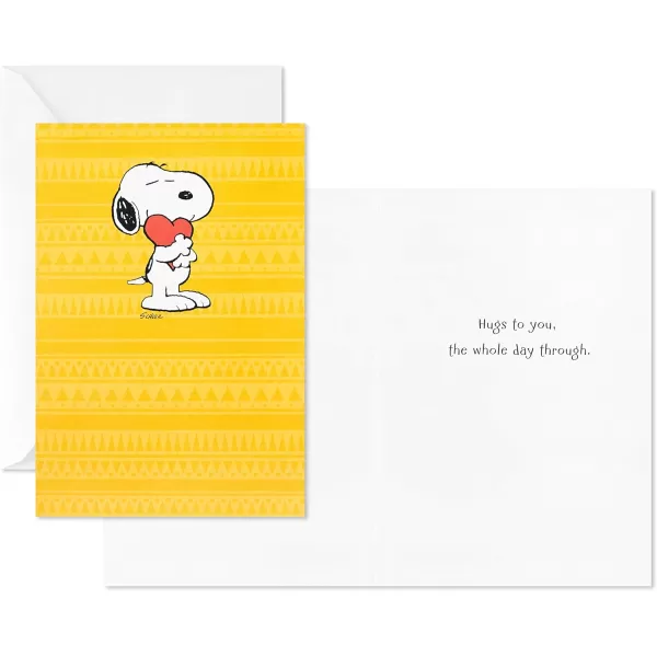 Hallmark Peanuts Birthday Cards Assortment Snoopy Designs 12 Cards with Envelopes