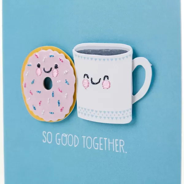 Hallmark Signature Anniversary Card Coffee and Doughnut 0599RZH4002Coffee and Doughnut