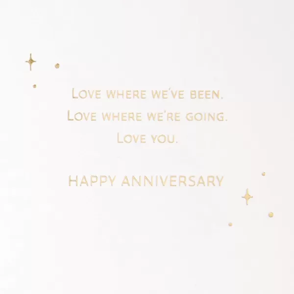 Hallmark Signature Anniversary Card for Husband Wife Boyfriend Girlfriend Love of My LifeWhere Weve Been  Where Were Going