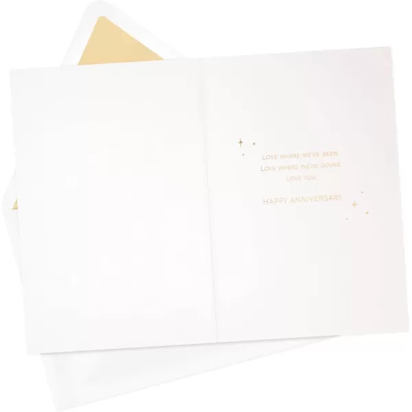 Hallmark Signature Anniversary Card for Husband Wife Boyfriend Girlfriend Love of My LifeWhere Weve Been  Where Were Going