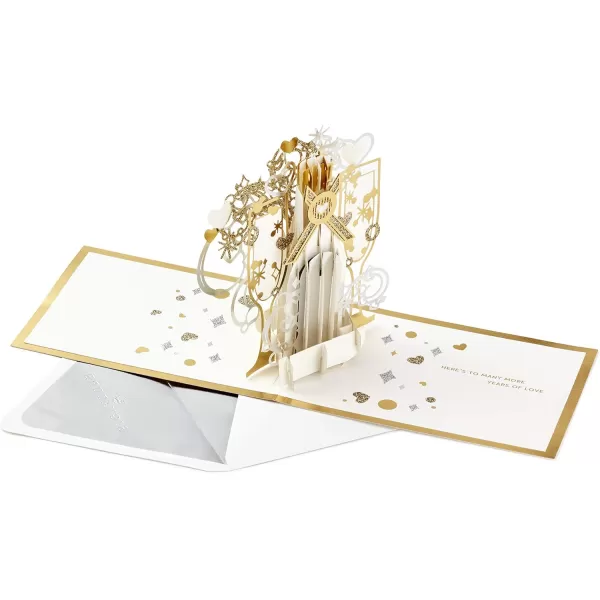 Hallmark Signature Paper Wonder Pop Up Anniversary Card Pop the Champagne