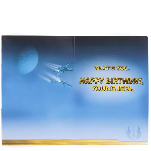 Hallmark Star Wars Birthday Card Happy Birthday Young JediStar Wars  Happy Birthday Young Jedi