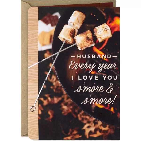 Hallmark Anniversary Card for Husband Smores