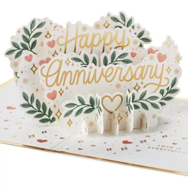 Hallmark Paper Wonder Pop Up Anniversary Card for Wife or Girlfriend Displayable BouquetLove Is Everything