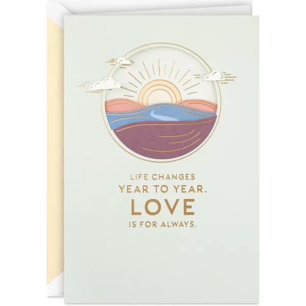 Hallmark Signature Anniversary Card for Husband Wife Boyfriend Girlfriend Love of My LifeLove of My Life