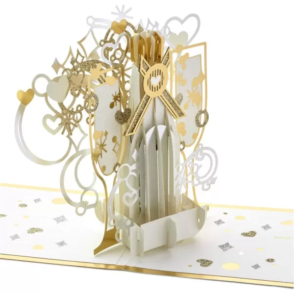 Hallmark Signature Paper Wonder Pop Up Anniversary Card Pop the Champagne