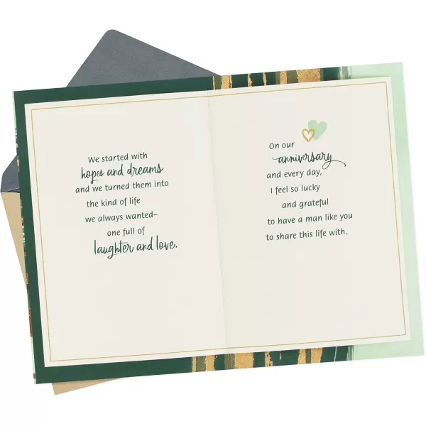 Hallmark Anniversary Card for Husband or Boyfriend Love the Life You and I Have Made