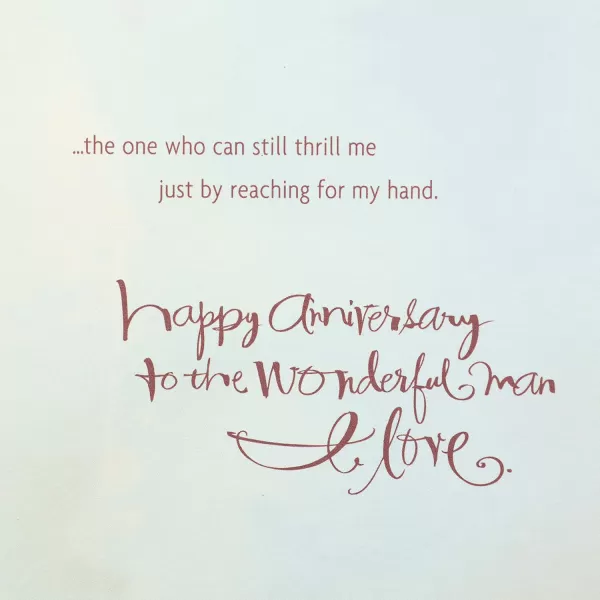 Hallmark Anniversary Card for Husband or Boyfriend Man I Love