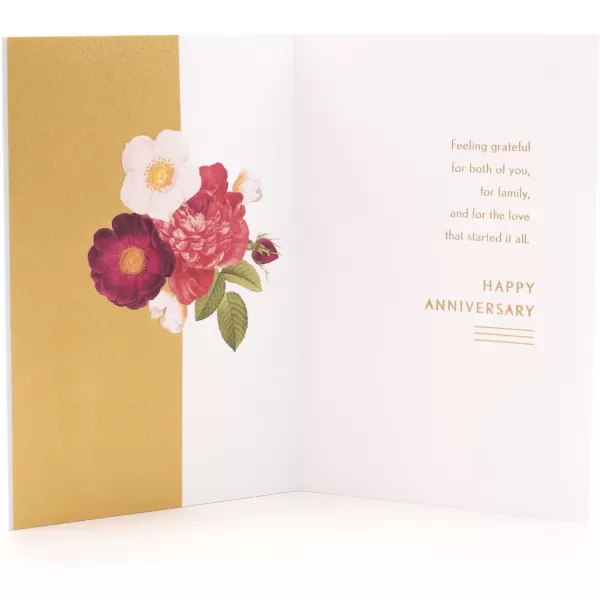 Hallmark Anniversary Greeting Card for Parents Grateful For You BothLoving Parents