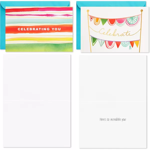 Hallmark Birthday Cards Assortment 36 Cards with Envelopes Bright Birthday WishesCelebrate