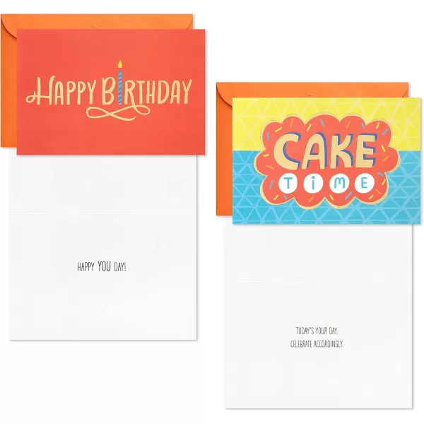 Hallmark Birthday Cards Assortment 36 Cards with Envelopes Bright Birthday WishesMulticolorAssorted