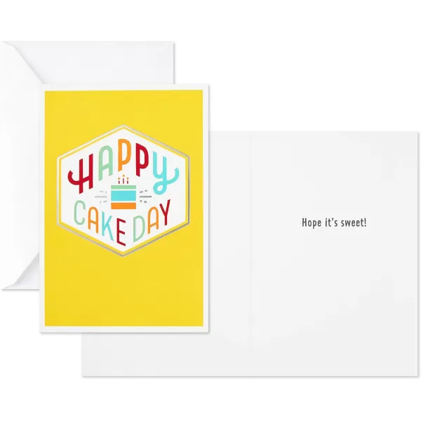 Hallmark Birthday Cards Assortment Happy Cake Day 12 Cards with EnvelopesHappy Cake Day