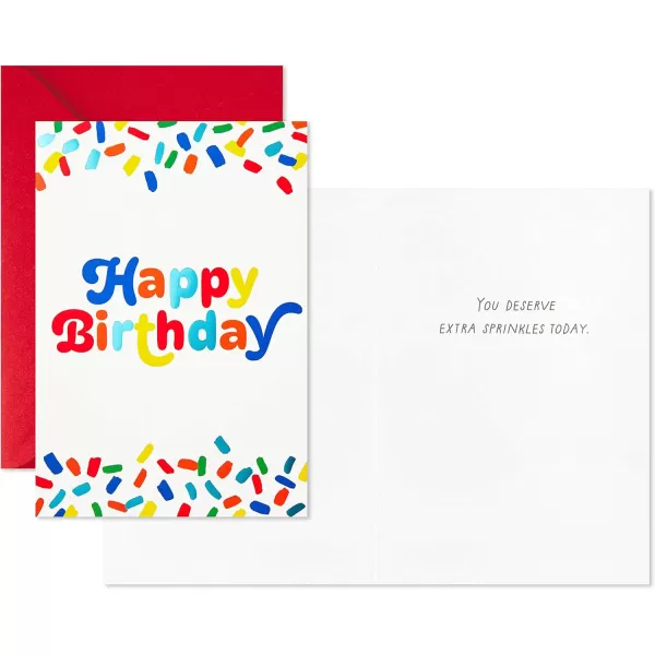 Hallmark Birthday Cards Assortment Happy Cake Day 12 Cards with EnvelopesRainbow Assortment