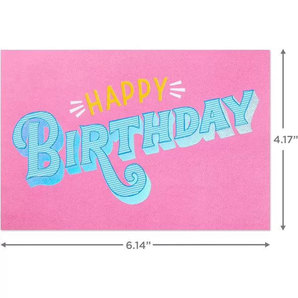 Hallmark Birthday Cards Assortment Happy Cake Day 48 Cards with EnvelopesPastels