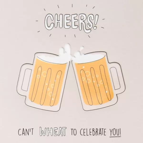 Hallmark Funny Beer Birthday Card from All of Us To A Dad Whos Lager Than Life