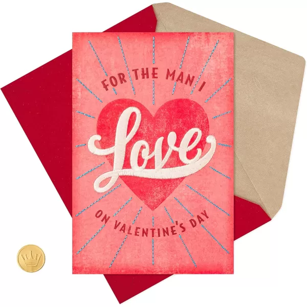 Hallmark Funny Love Card Crazy Romantic Anniversary Card Birthday Card Sweetest Day CardValentines Day  Man I Love Heart