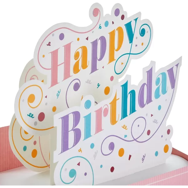 Hallmark Paper Wonder Birthday Pop Up Card Good VibesGood Vibes