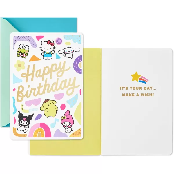 Hallmark Sanrio Hello Kitty Cute Birthday Cards 3 Cards with Envelopes