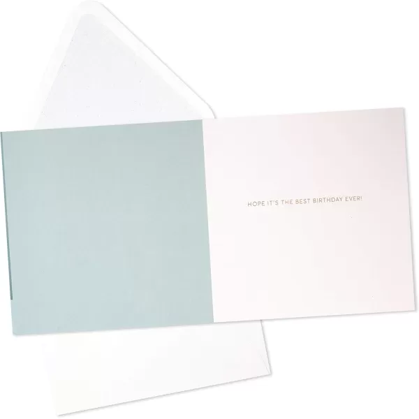 Hallmark Signature Birthday Card Best Birthday EverLight Blue