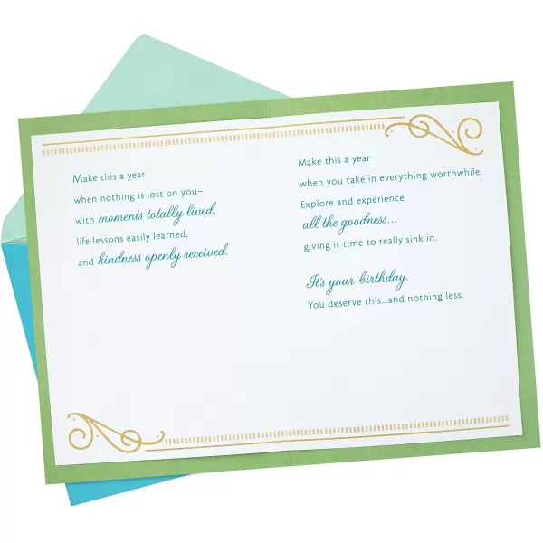 Hallmark Signature Birthday Card Best Birthday EverTeal