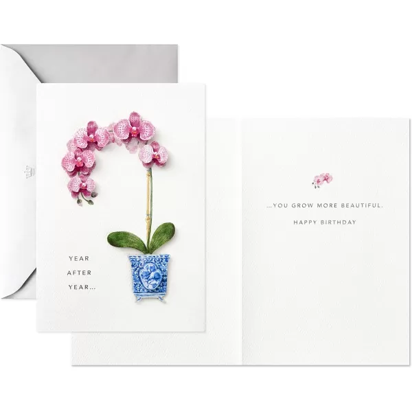 Hallmark Signature Birthday Card for Her OrchidOrchid