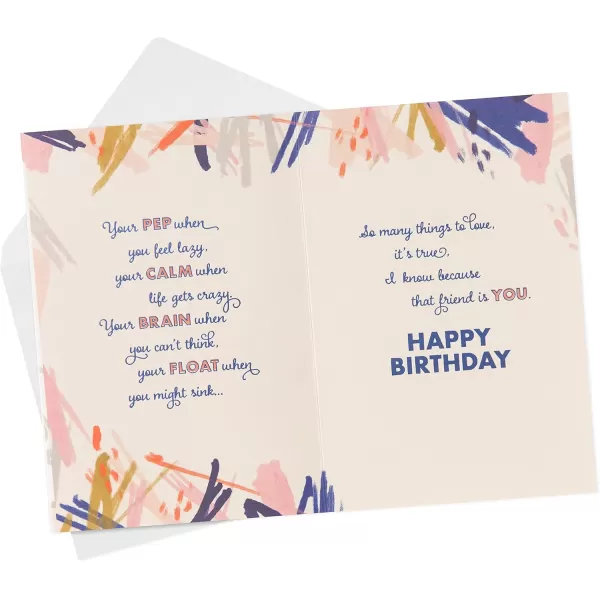 Hallmark Signature Birthday Card for Her Sassy and Classy FlagAbstract Flowers