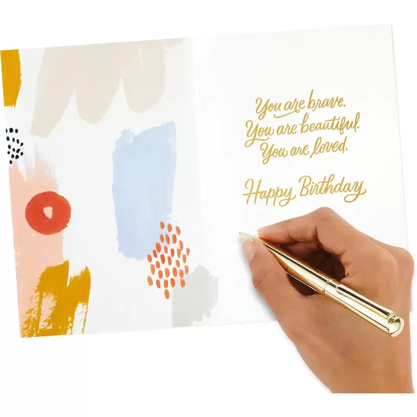 Hallmark Signature Birthday Card for Her Sassy and Classy FlagYou Are Everything