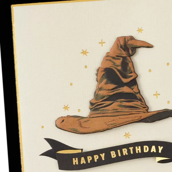 Hallmark Signature Harry Potter Birthday Card Sorting Hat