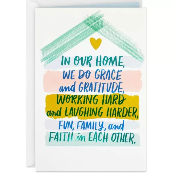 Hallmark Anniversary Greeting Card for Parents Grateful For You BothFun  Family  Faith in Each Other