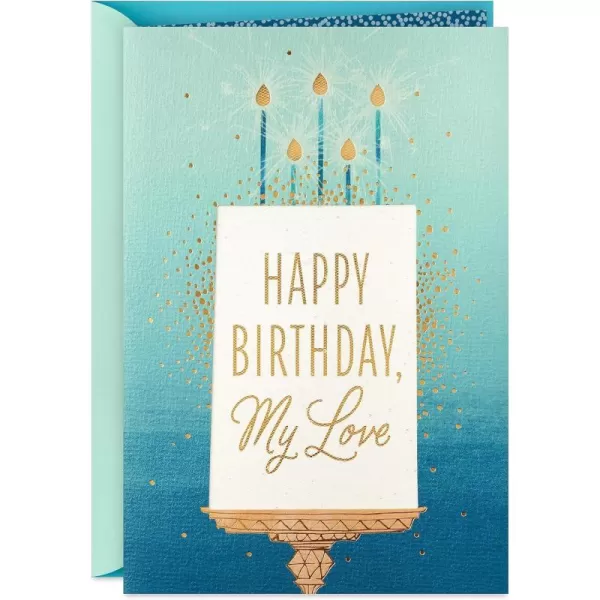 Hallmark Birthday Card for Husband Wife Boyfriend Girlfriend Astronauts Favorite Place in The UniverseMy Love