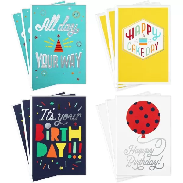 Hallmark Birthday Cards Assortment Happy Cake Day 12 Cards with EnvelopesHappy Cake Day