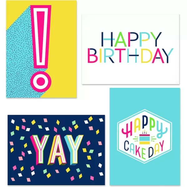 Hallmark Birthday Cards Assortment Happy Cake Day 48 Cards with EnvelopesHappy Cake Day