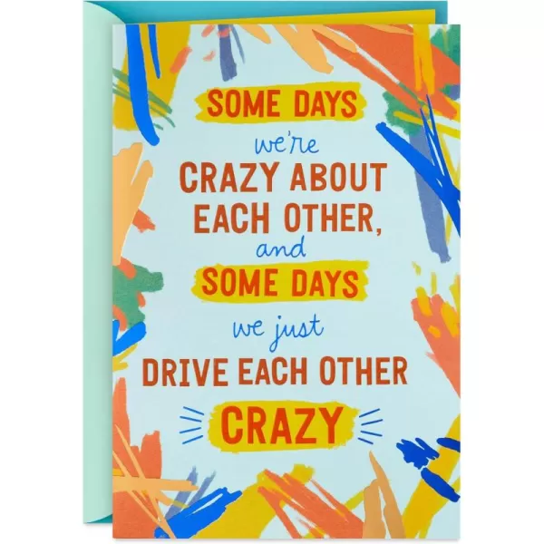 Hallmark Funny Love Card Crazy Romantic Anniversary Card Birthday Card Sweetest Day CardRomantic Anniversary Card or Birthday Card