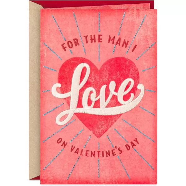 Hallmark Funny Love Card Crazy Romantic Anniversary Card Birthday Card Sweetest Day CardValentines Day  Man I Love Heart