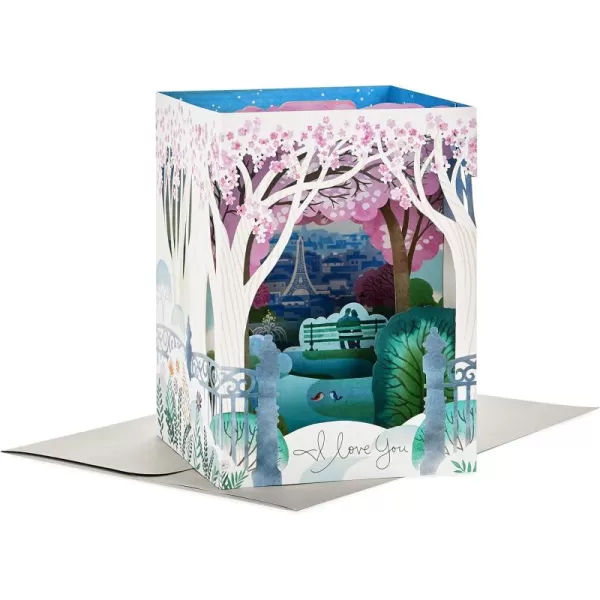 Hallmark Paper Wonder Displayable Pop Up Anniversary Card Paris 899RZW1009