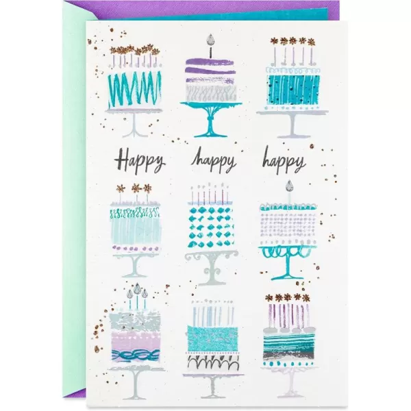 Hallmark Signature Birthday Card Best Birthday EverTurquoise