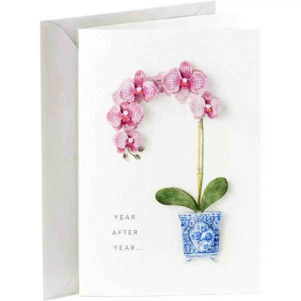 Hallmark Signature Birthday Card for Her OrchidOrchid