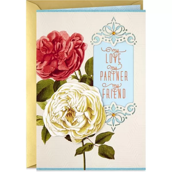 Hallmark Signature Birthday Card for Wife or Anniversary Card Amazing PersonMy Love  My Partner  My Friend