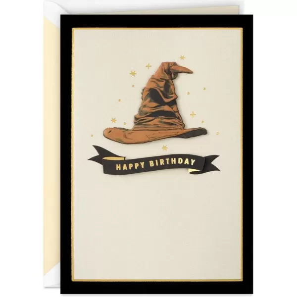 Hallmark Signature Harry Potter Birthday Card Sorting Hat