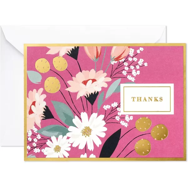 Hallmark Blank Cards Watercolor Designs 40 Cards with Envelopes Model Number 5WDN2068Folk Floral