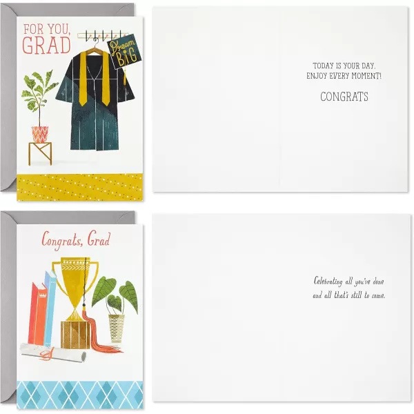 Hallmark Good Mail Graduation Cards Assortment Every New Adventure Pack of 3 Cards with EnvelopesCongrats Grad  8 Cards with Envelopes  4 Designs